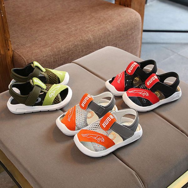 soft sho new 2020 soled beach summer children's boys' baotou korean girls' sports sandals, Black;red
soft sho new 2020 soled beach summer children's boys' baotou korean girls' sports sandals, Black;red