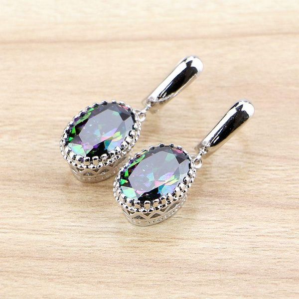 natural oval mystic rainbow zircon dangle earring 925 sterling silver jewelry drop crown earrings for women dropshipping
natural oval mystic rainbow zircon dangle earring 925 sterling silver jewelry drop crown earrings for women dropshipping