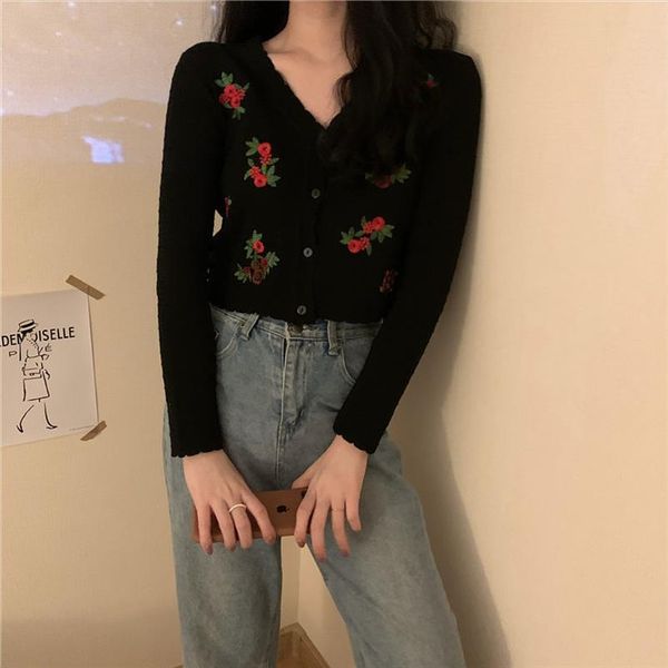 новые женщины тонкий вышивка высокой талией 2020 chic нежные short свитеры сладкие v шеи все совпадение сыпучие вязаные свитера, White;black
новые женщины тонкий вышивка высокой талией 2020 chic нежные short свитеры сладкие v шеи все совпадение сыпучие вязаные свитера, White;black