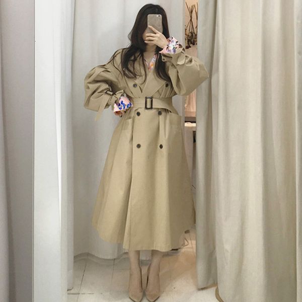 2021 new female autumn chic adjustment trench coat with double-breasted inlaid jacket bvfe, Tan;black
2021 new female autumn chic adjustment trench coat with double-breasted inlaid jacket bvfe, Tan;black