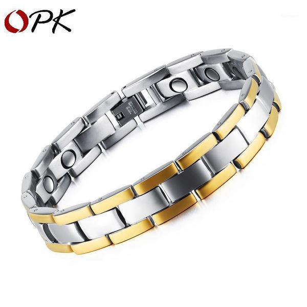 brand men bracelet new fashion accessories classic health steel bracelet magnet bead wrap hansol men jewelry1, Black
brand men bracelet new fashion accessories classic health steel bracelet magnet bead wrap hansol men jewelry1, Black