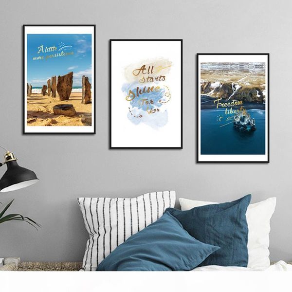 background decor painting mediterranean landscape blue sea landscape beach gold font poster canvas print home decoration wallart
background decor painting mediterranean landscape blue sea landscape beach gold font poster canvas print home decoration wallart