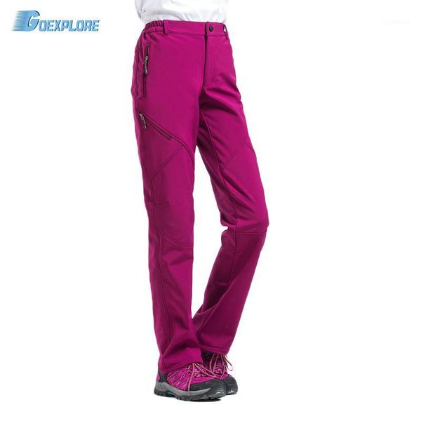 goexplore winter trousers waterproof windproof camping thermal fleece warm trousers soft shell hiking pants for women1, Black;green
goexplore winter trousers waterproof windproof camping thermal fleece warm trousers soft shell hiking pants for women1, Black;green