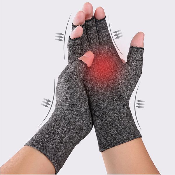 1pair washable half-finger durable hand arthritis elastic wrist support training compression gloves joint pain therapy, Blue;gray
1pair washable half-finger durable hand arthritis elastic wrist support training compression gloves joint pain therapy, Blue;gray