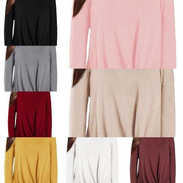 enf6o new fall winter 2019 waffle round neck kink long sleeve coat t-shirt casual loose t-shirt knitted wtio1, White
enf6o new fall winter 2019 waffle round neck kink long sleeve coat t-shirt casual loose t-shirt knitted wtio1, White