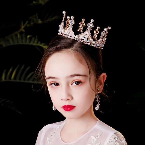 luxury gold pearl kids crown crystal rhinestone round tiara crowns for child girls women princess diadems wedding hair jewelry j0113, Slivery;golden
luxury gold pearl kids crown crystal rhinestone round tiara crowns for child girls women princess diadems wedding hair jewelry j0113, Slivery;golden