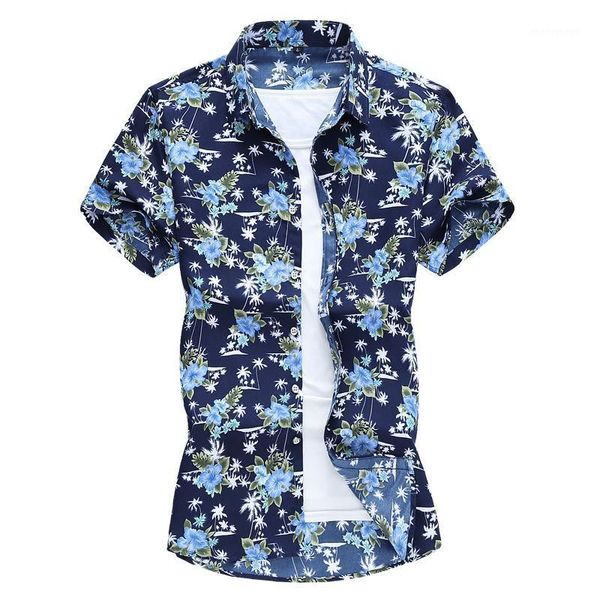 men's casual shirts floral pattern 3d digital printing plus size short sleeved shirt men summer fashion slim fit camisa masculi, White;black
men's casual shirts floral pattern 3d digital printing plus size short sleeved shirt men summer fashion slim fit camisa masculi, White;black