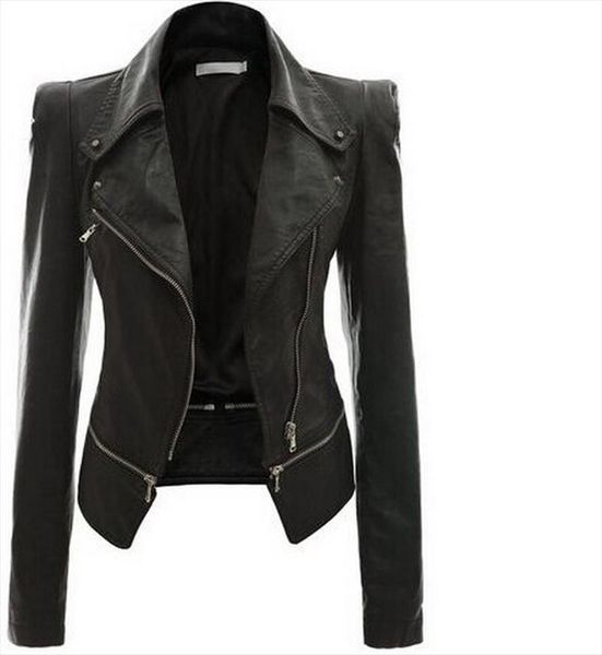 2020 autumn new short faux soft leather jacket women fashion zipper motorcycle pu black leather jacket ladies basic street coat
2020 autumn new short faux soft leather jacket women fashion zipper motorcycle pu black leather jacket ladies basic street coat
