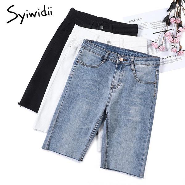 high waist shorts women denim jean short white blue black plus size shorts skinny casual 2020 summer korean fashion street wear1, White;black
high waist shorts women denim jean short white blue black plus size shorts skinny casual 2020 summer korean fashion street wear1, White;black