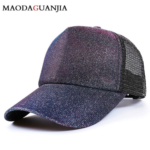 sport caps baseball hat gradient casual mesh multi color mens women couples for peaked y200730, Blue;gray
sport caps baseball hat gradient casual mesh multi color mens women couples for peaked y200730, Blue;gray