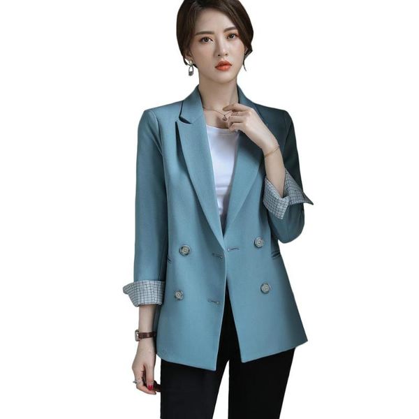 bouble breasted solid women blazer with pockets female coat fashion blazers outerwear jackets 5xl, White;black
bouble breasted solid women blazer with pockets female coat fashion blazers outerwear jackets 5xl, White;black
