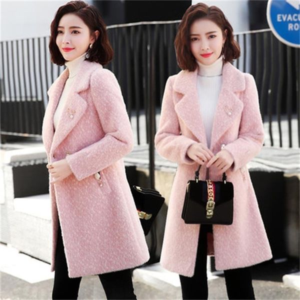 quality high mink winter suits women 2020 fall sweet pearl pink fleece button long coat cosgu, Black
quality high mink winter suits women 2020 fall sweet pearl pink fleece button long coat cosgu, Black