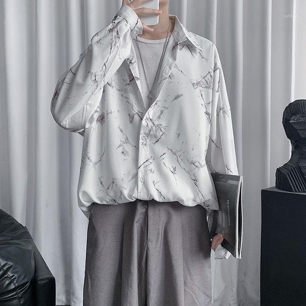 korean style dress shirt men's fashion printed business casual shirt men streetwear wild loose mens long sleeve autumn1, White;black
korean style dress shirt men's fashion printed business casual shirt men streetwear wild loose mens long sleeve autumn1, White;black