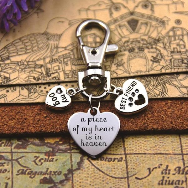 keychain with 20mm stainless steel heart charms" print, pet loss, rainbow bridge" with friend love my dog, Silver
keychain with 20mm stainless steel heart charms" print, pet loss, rainbow bridge" with friend love my dog, Silver