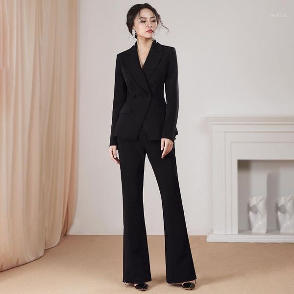 new fashion european and american women's fashion lapel long sleeve show thin suit and trousers suit1, White
new fashion european and american women's fashion lapel long sleeve show thin suit and trousers suit1, White
