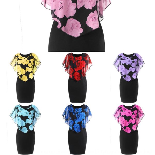 women's stitching rose printed shawl waist sheath large size dress dressshawl dress 7 color 8 size quyia, Black;gray
women's stitching rose printed shawl waist sheath large size dress dressshawl dress 7 color 8 size quyia, Black;gray