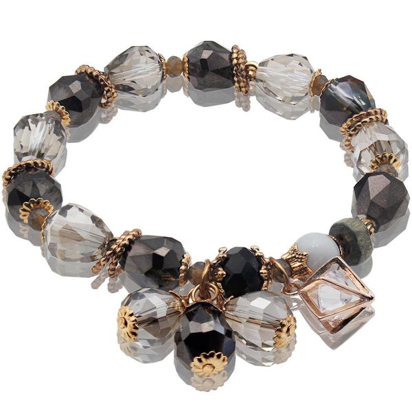 color facted glass crystal bracelet bohemia handmade beaded women lucky stretch bracelets dropship tr1085, Black
color facted glass crystal bracelet bohemia handmade beaded women lucky stretch bracelets dropship tr1085, Black