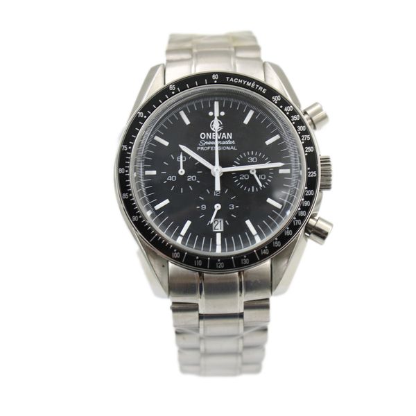 mens sports watch om speed 42mm dial sapphire mirror 316l stainless steel strap quartz chronograph business sports wristwatch, Slivery;brown
mens sports watch om speed 42mm dial sapphire mirror 316l stainless steel strap quartz chronograph business sports wristwatch, Slivery;brown