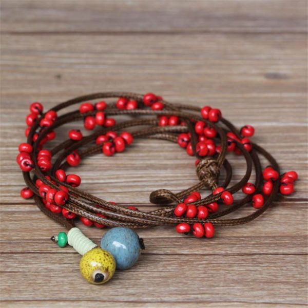 sea mew three layers of woven bracelet ceramic bead bracelet bangles bracelets for women jewelry charm bracelets, Black
sea mew three layers of woven bracelet ceramic bead bracelet bangles bracelets for women jewelry charm bracelets, Black