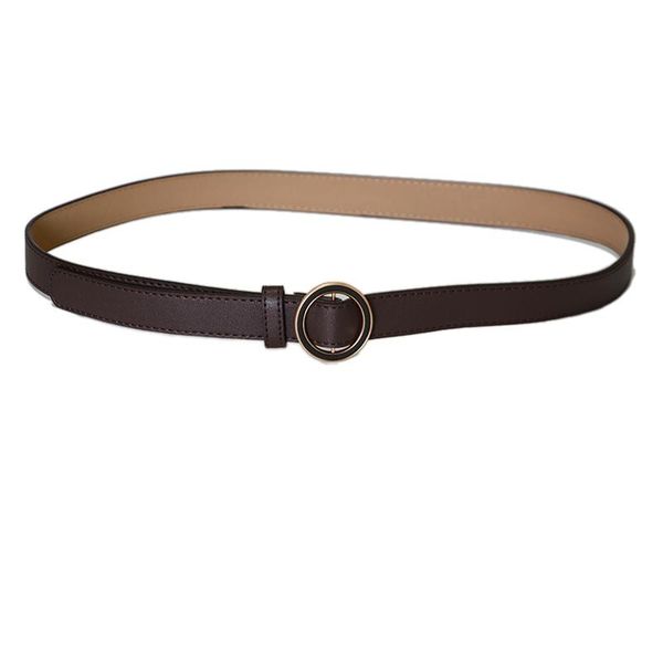 round buckle women belt simple vintage students waistband adjust fashion casual no-hole cummerbunds, Black;brown
round buckle women belt simple vintage students waistband adjust fashion casual no-hole cummerbunds, Black;brown