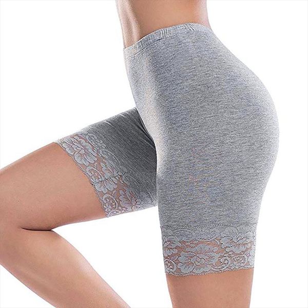 womens lace elastic short leggings plus size mid waist lace short elastic sport pants trousers trunks, Black
womens lace elastic short leggings plus size mid waist lace short elastic sport pants trousers trunks, Black