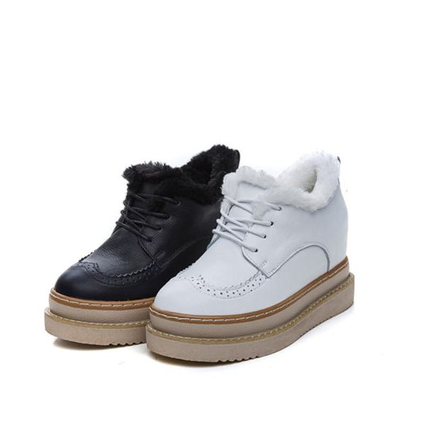 swyivy soft genuine leather winter sneakers woman platform 2020 warm fur casual shoes woman snow boots shoes sneakers wedge 34, Black
swyivy soft genuine leather winter sneakers woman platform 2020 warm fur casual shoes woman snow boots shoes sneakers wedge 34, Black