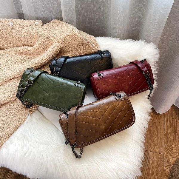 chain pu leather crossbody bags for women small solid color shoulder messenger bag lady travel handbags and purses
chain pu leather crossbody bags for women small solid color shoulder messenger bag lady travel handbags and purses