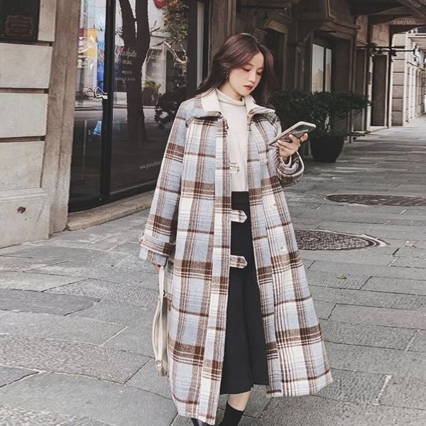 new thick plaid women jacket winter mid-length single breasted suit collar plus lamb fur fashion woolen long jacket women 20201, Black
new thick plaid women jacket winter mid-length single breasted suit collar plus lamb fur fashion woolen long jacket women 20201, Black