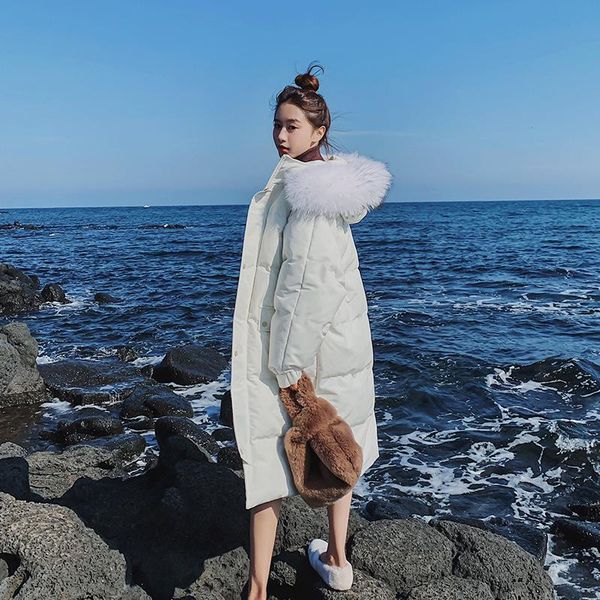 women's down & parkas 2021 autumn winter women long warm hooded sleeve female jacket high street jackets m983, Black
women's down & parkas 2021 autumn winter women long warm hooded sleeve female jacket high street jackets m983, Black