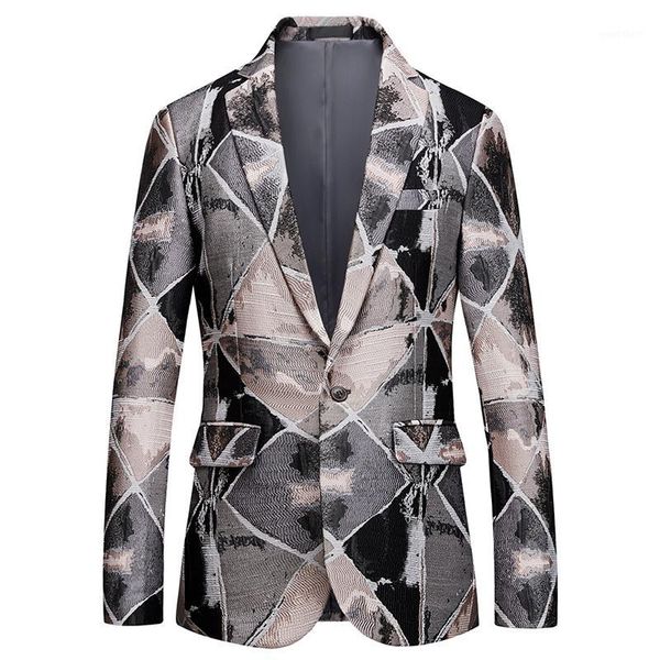 autumn and winter men long-sleeved suit jackets slim elegant men's business banquet flower dress coat1, White;black
autumn and winter men long-sleeved suit jackets slim elegant men's business banquet flower dress coat1, White;black