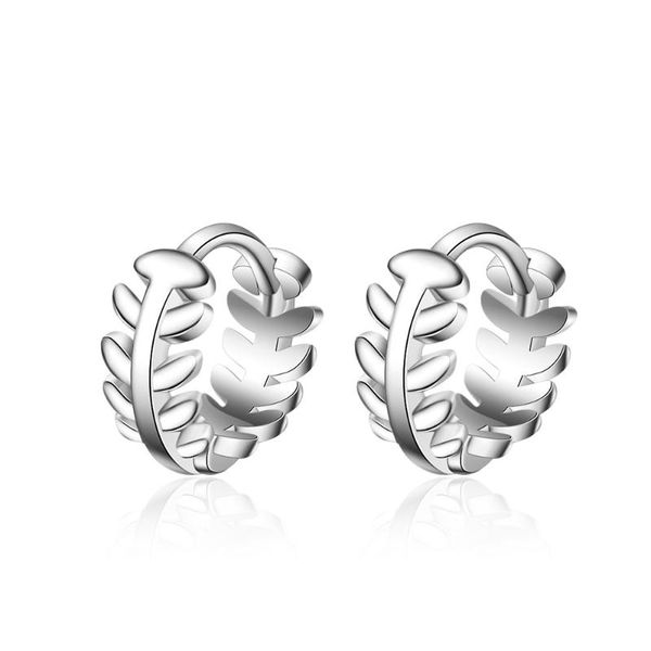 hoop & huggie 925 sterling silver piercing leaf earrings for women girls party elegant wedding jewelry gift eh1077, Golden;silver
hoop & huggie 925 sterling silver piercing leaf earrings for women girls party elegant wedding jewelry gift eh1077, Golden;silver
