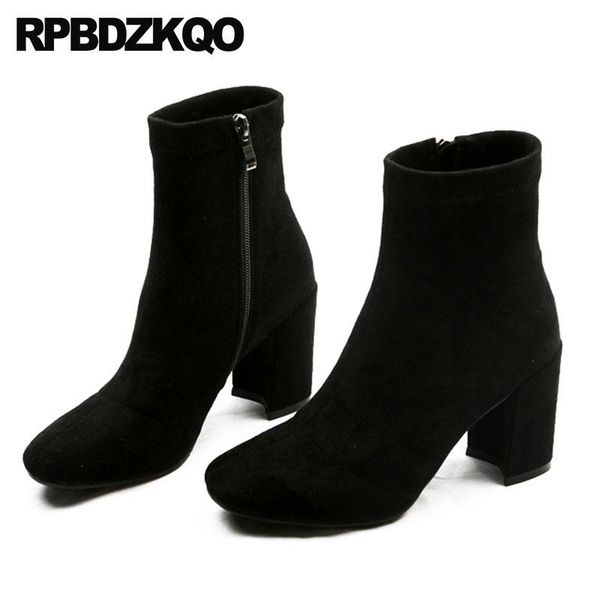 handmade chunky ladies suede genuine leather size 41 brand women winter boots ankle round toe black fur grey big high heel shoes
handmade chunky ladies suede genuine leather size 41 brand women winter boots ankle round toe black fur grey big high heel shoes