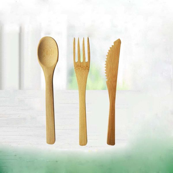 wholesale simple creative dessert knife spoon fork promotion products bamboo dinnerware three pieces solid western tableware
wholesale simple creative dessert knife spoon fork promotion products bamboo dinnerware three pieces solid western tableware