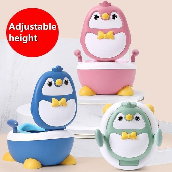 ajustable height baby boy children's pot cute penguin baby potty training seat portable toilet for babies girls infantil lj201110
ajustable height baby boy children's pot cute penguin baby potty training seat portable toilet for babies girls infantil lj201110