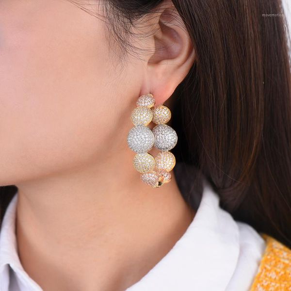 missvikki trend round beads hoop earrings with full mini crystal women birthday gift professional lady accessories1, Golden
missvikki trend round beads hoop earrings with full mini crystal women birthday gift professional lady accessories1, Golden