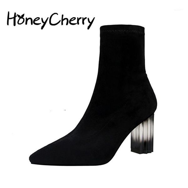 boots women 2021 european and american winter fashion thick with crystal high heel suede pointed shoes1, Black
boots women 2021 european and american winter fashion thick with crystal high heel suede pointed shoes1, Black