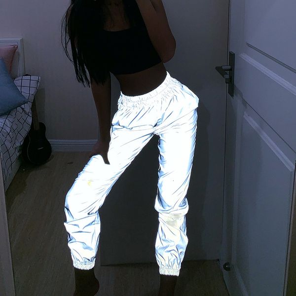 2021 new casual sweatpants shine hip hop light pants women fashion female loose dance trousers pantalon femme f81m, Black;white
2021 new casual sweatpants shine hip hop light pants women fashion female loose dance trousers pantalon femme f81m, Black;white
