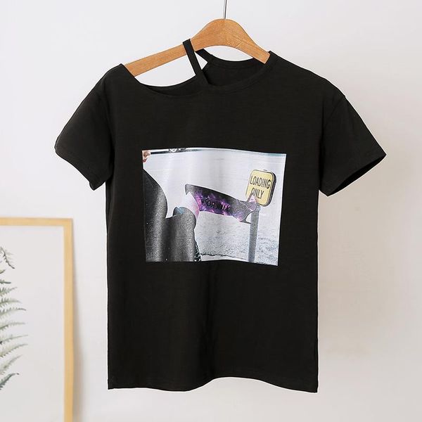 off shoulder white t shirt women cotton summer female short sleeve t shirt women black harajuku tee shirt femme 2020 bbyknq, White;black
off shoulder white t shirt women cotton summer female short sleeve t shirt women black harajuku tee shirt femme 2020 bbyknq, White;black