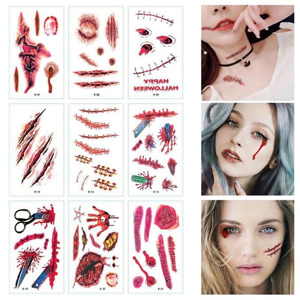 30шт хэллоуиной наклейка татуировки страшного реквизит cosplay halloween party supplies хэллоуин украшение декор благосклонность партия sqct
30шт хэллоуиной наклейка татуировки страшного реквизит cosplay halloween party supplies хэллоуин украшение декор благосклонность партия sqct