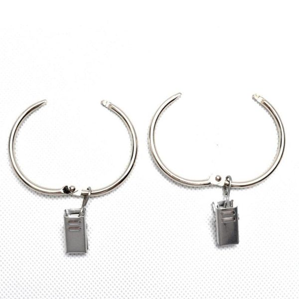 10 pcs/set durable circle shaped curtain rings with clips shower bath hooks silver color metal curtai jllryf 
10 pcs/set durable circle shaped curtain rings with clips shower bath hooks silver color metal curtai jllryf