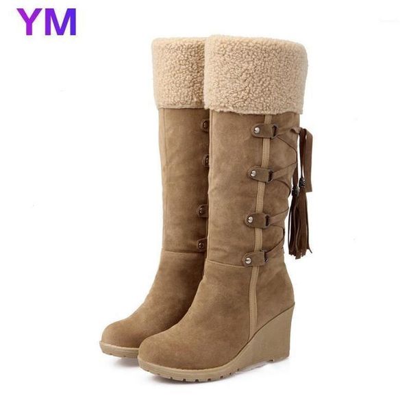 boots 2021 style women mid-calf round toe wedges heel fashion turned-over edge lace-up plus size 43 de mujer1, Black
boots 2021 style women mid-calf round toe wedges heel fashion turned-over edge lace-up plus size 43 de mujer1, Black