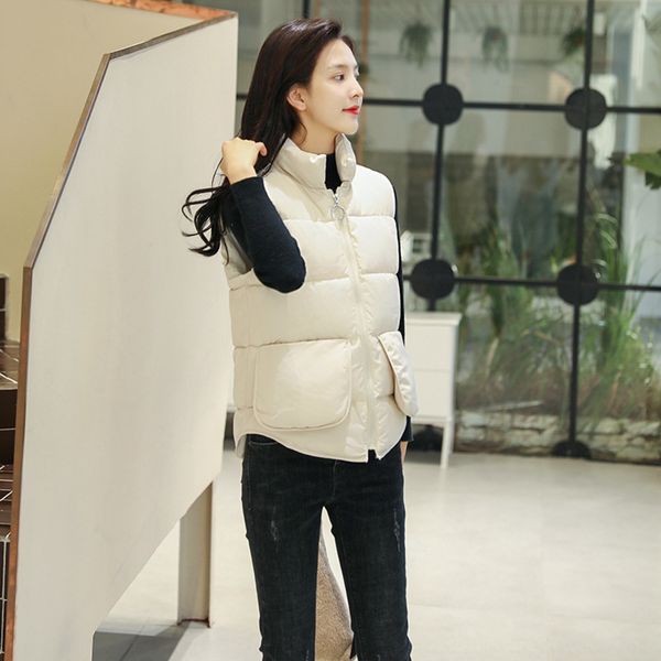 cotton vest women's bread short style autumn winter 2020 new korean version student's shoulder loose bread cotton coat vest bf coa, White;black
cotton vest women's bread short style autumn winter 2020 new korean version student's shoulder loose bread cotton coat vest bf coa, White;black