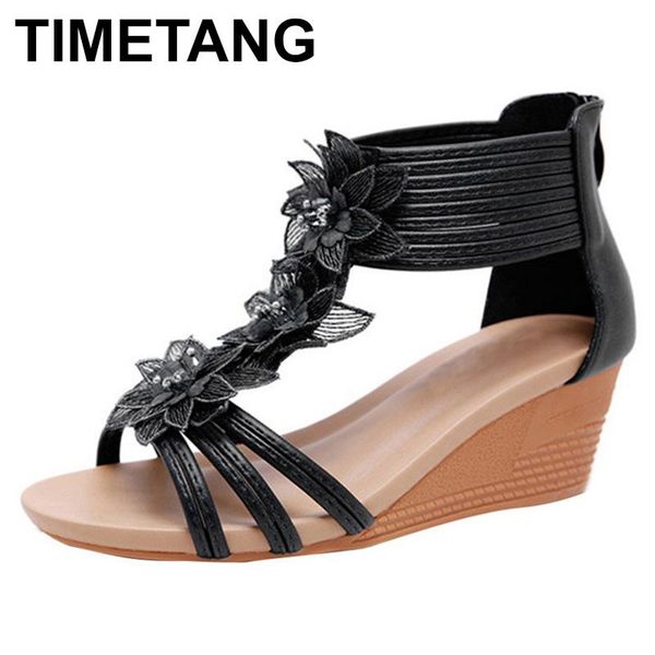 dress shoes timetangsloping heels of roman style casual summer for women flowers slipper sandals flat shoese692, Black
dress shoes timetangsloping heels of roman style casual summer for women flowers slipper sandals flat shoese692, Black