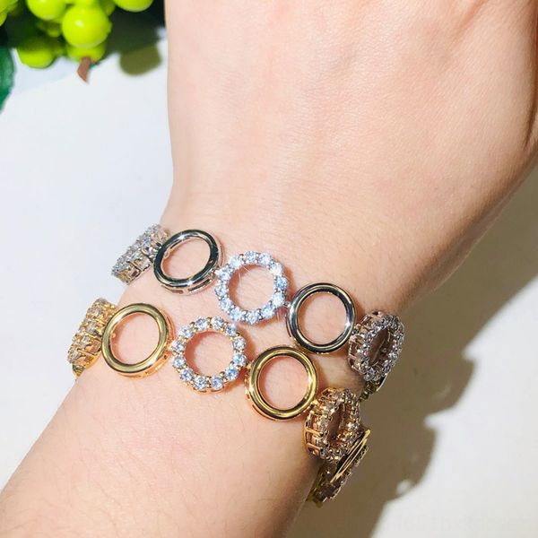 s0166 korean fashion simplemicro inlaid zircon bracelet braceletbracelet braceletcircle braceletenvironmental protection copper electroplati, Golden;silver
s0166 korean fashion simplemicro inlaid zircon bracelet braceletbracelet braceletcircle braceletenvironmental protection copper electroplati, Golden;silver