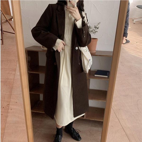 hzirip spring warm new long warm brief female all match overcoat plus size korean chic women fashion woolen streetwear coats1, Black
hzirip spring warm new long warm brief female all match overcoat plus size korean chic women fashion woolen streetwear coats1, Black
