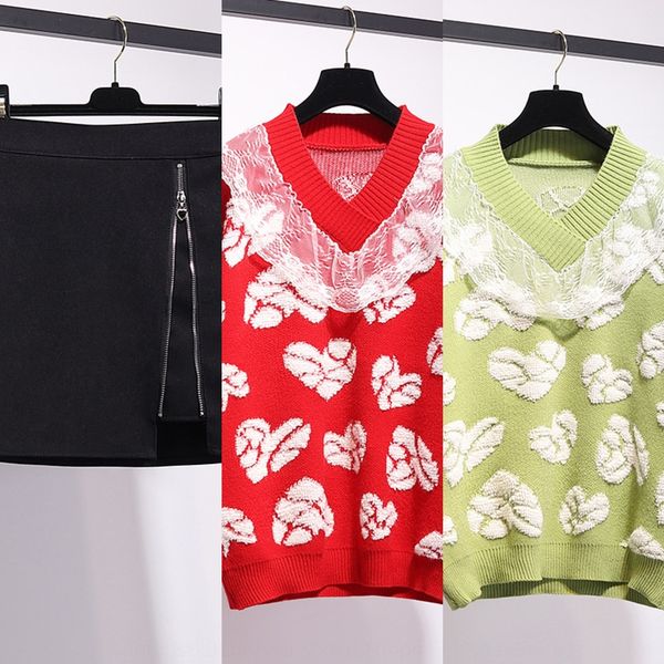 autumn and winter new small fresh lace sweater and versatile thick flower lace sweater fashion skirt skirt two piece suit rsu9o, Gray
autumn and winter new small fresh lace sweater and versatile thick flower lace sweater fashion skirt skirt two piece suit rsu9o, Gray