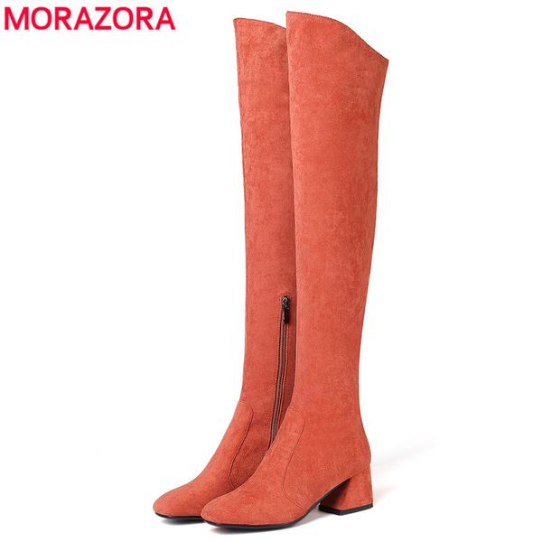 morazora size 34-43 2020 women boots autumn winter over the knee boots round toe flock leather thigh high boots y200723, Black
morazora size 34-43 2020 women boots autumn winter over the knee boots round toe flock leather thigh high boots y200723, Black