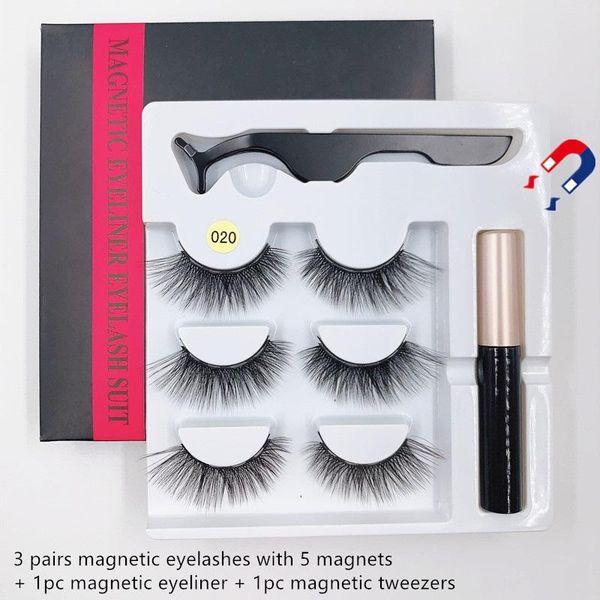 factory magnetic eyelashes with eyeliner and tweezer 3 pairs 5 magnetic false eyelashes liquid eyeliner makeup set reusable eyelash no glue
factory magnetic eyelashes with eyeliner and tweezer 3 pairs 5 magnetic false eyelashes liquid eyeliner makeup set reusable eyelash no glue