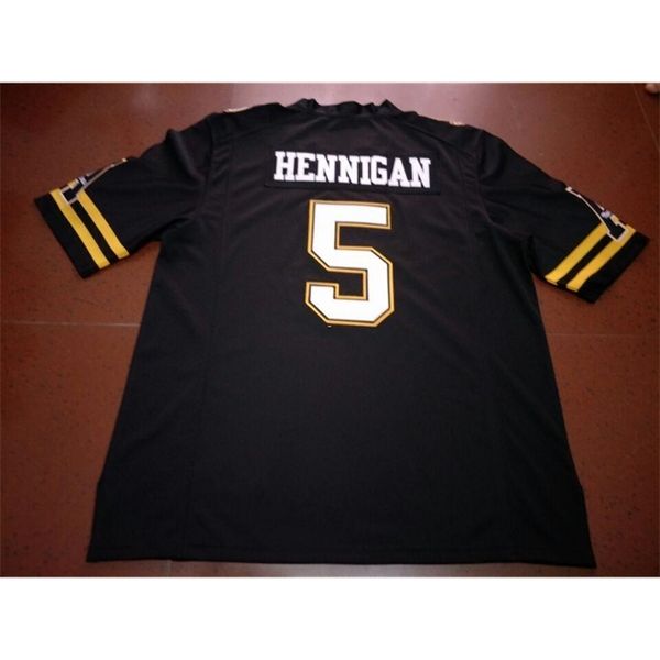 3421 app state mountaineers thomas hennigan #5 real full embroidery college jersey size s-4xl or custom any name or number jersey, Black
3421 app state mountaineers thomas hennigan #5 real full embroidery college jersey size s-4xl or custom any name or number jersey, Black