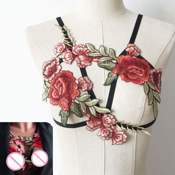 fashion elastic bandage bra embroidery flowers bralette deep v-neck open cup bralette backless lingerie unpadded bra brassiere1, Red;black
fashion elastic bandage bra embroidery flowers bralette deep v-neck open cup bralette backless lingerie unpadded bra brassiere1, Red;black